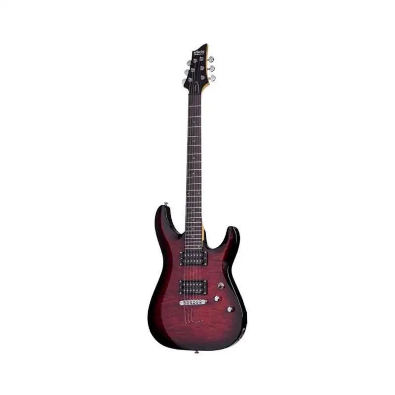 Schecter C-6 Plus Black Cherry Burst