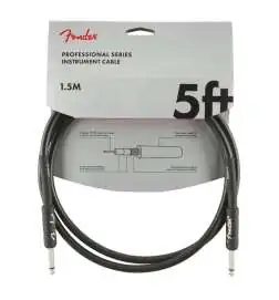 Fender Professional Instrument Cable BLK 1,5 m
