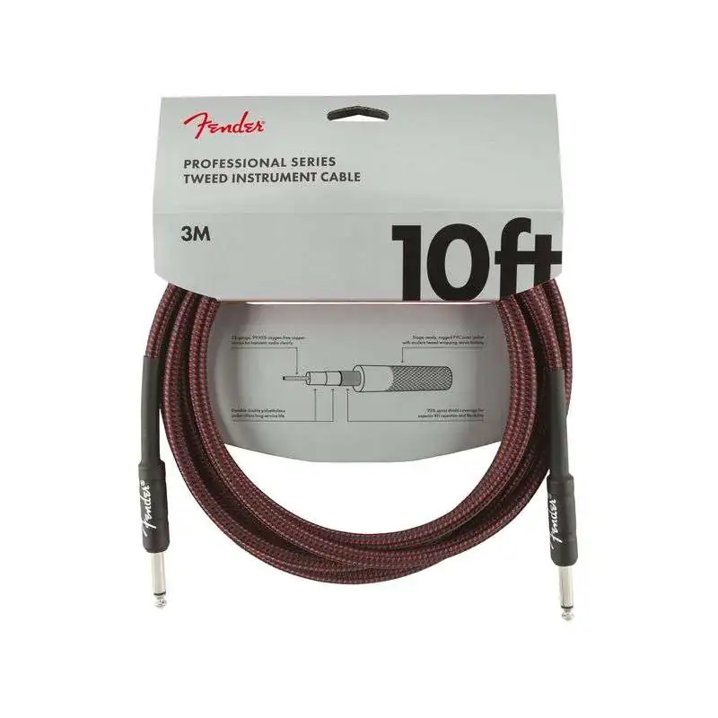 Fender Professional Tweed Cable RED 3 m
