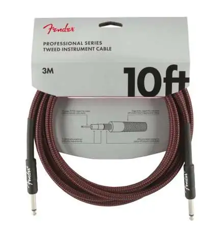 Fender Professional Tweed Cable RED 3 m