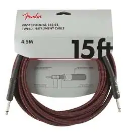 Fender Professional Tweed Cable RED 4,5 m