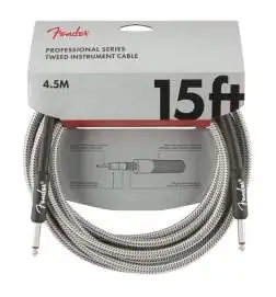 Fender Professional Tweed Cable WHITE 4,5 m