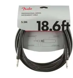 Fender Professional Instrument Cable BLK 5,5 m