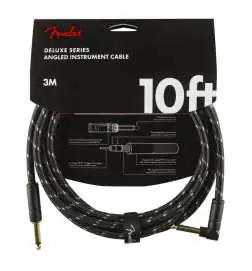 Fender Deluxe Tweed Instrument Cable BLK 3 m