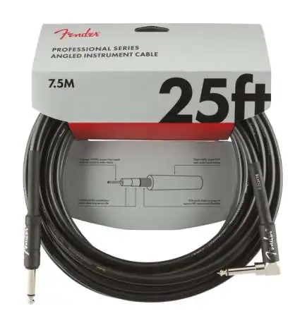Fender Professional Instrument Cable BLK 7,5 m