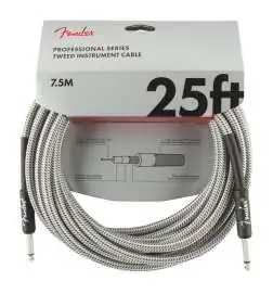 Fender Professional Tweed Cable WHITE 7,5 m