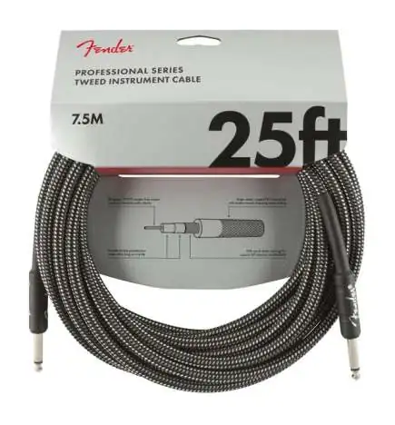 Fender Professional Tweed Cable GRAY 7,5 m