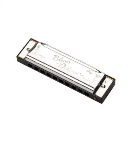 Fender blauws Deluxe Harmonica Key of C