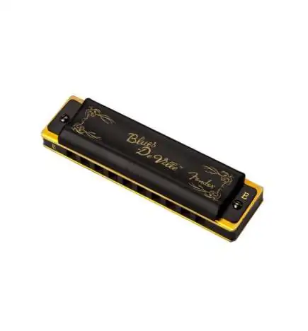 Fender blauws DeVille Harmonica Key of E
