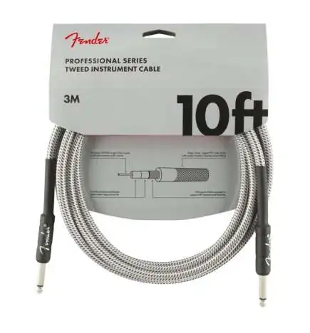 Fender Professional Tweed Cable WHITE 3 m
