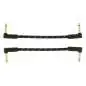 Fender Deluxe Tweed Patch Cable BLK 15 cm
