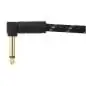Fender Deluxe Tweed Patch Cable BLK 15 cm