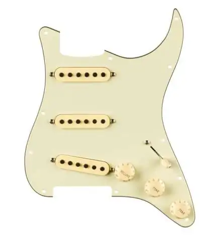 Fender Eric Johnson Pre-Wired Strat Pickguard SSS 3-ply Mint