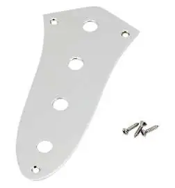 Fender Control Plate Jazz bas 4-Hole Chrome