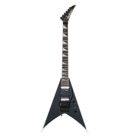 Jackson JS32 King V Black w White Bevels