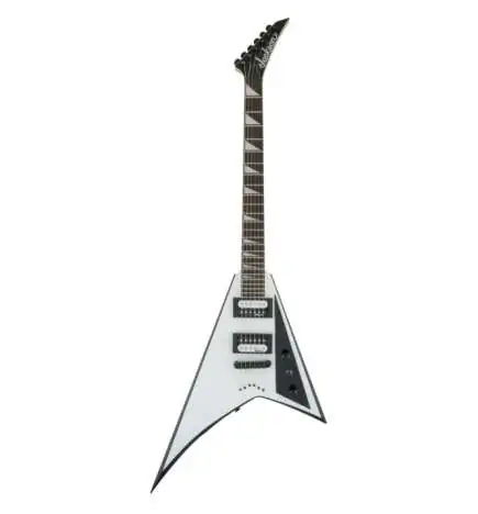 Jackson JS32T Rhoads White w Black Bevels