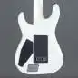 ESP E-II M-II 7B Baritone Evertune Pearl White