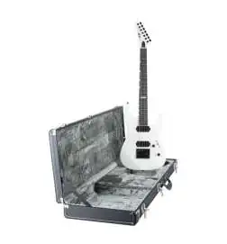 ESP E-II M-II 7B Baritone Evertune Pearl White