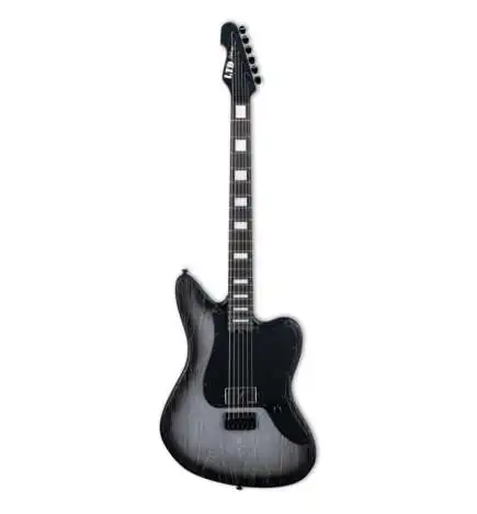 ESP LTD XJ-1 Baritone Silver Blast