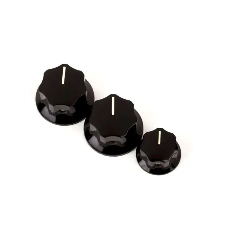 Fender J-Bass Knobs Black Set of 3