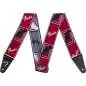 Fender WeighLess Monogram Strap Red/White/Blue