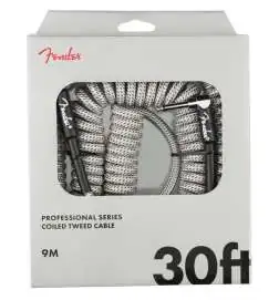 Fender Professional Coil Cable White Tweed 9 m