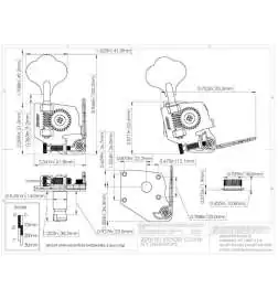 Hipshot D Tuner Extender Key BT7 Black