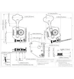 Hipshot D Tuner Extender Key BT3 Gold