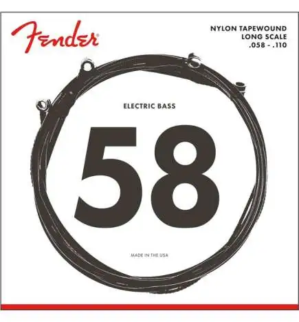 Fender Strings Nylon 9120 58-110 Nylon Tape Wound