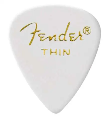 Fender Picks 351 wit thin 12er Set Classic Celluloid