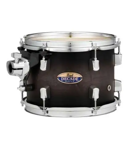Pearl Decade Maple Tom 8 x7 Satin Black Burst