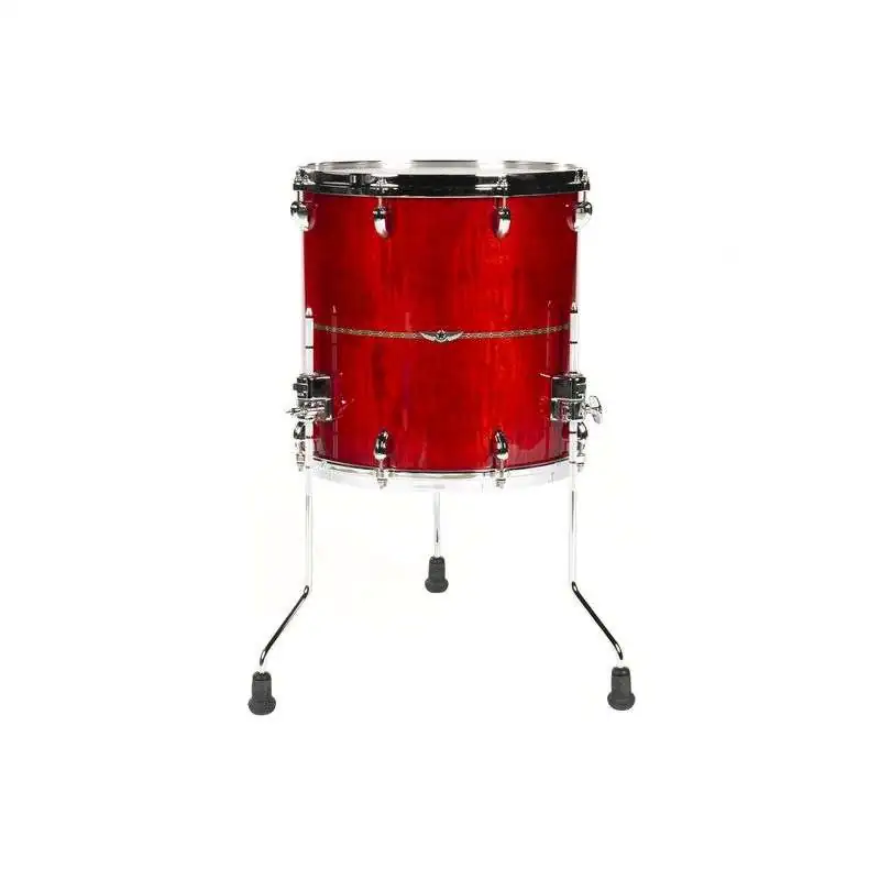 Tama Star Maple Floor Tom 14"x14" Raspberry Curly Maple