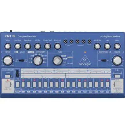 Behringer RD-6 BU Rhythm Designer Caja de ritmos