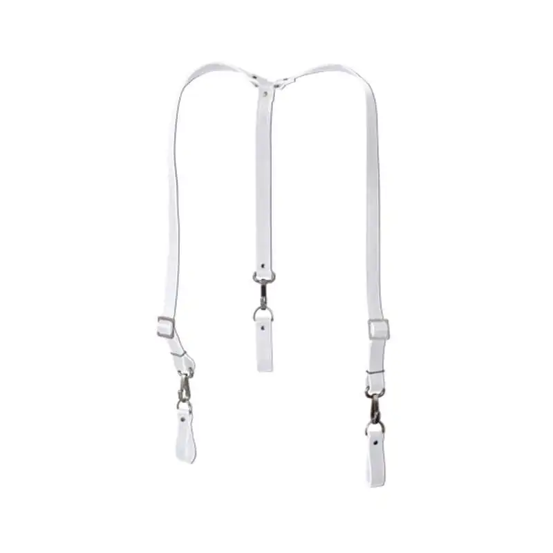 Götz Shoulder Strap Leather, white