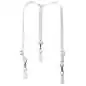 Götz Shoulder Strap Leather, white