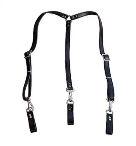 Götz Shoulder Strap, leather, black