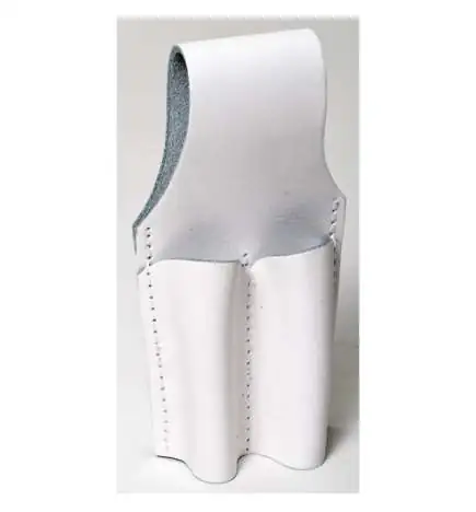 Götz Stocktas weit, Leder, wit