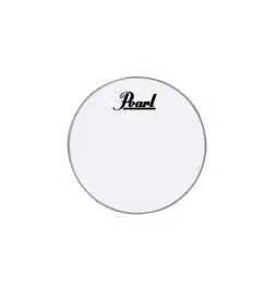 Pearl basDrum Frontvel PTH-18CEQPL 18 , wit, Logo