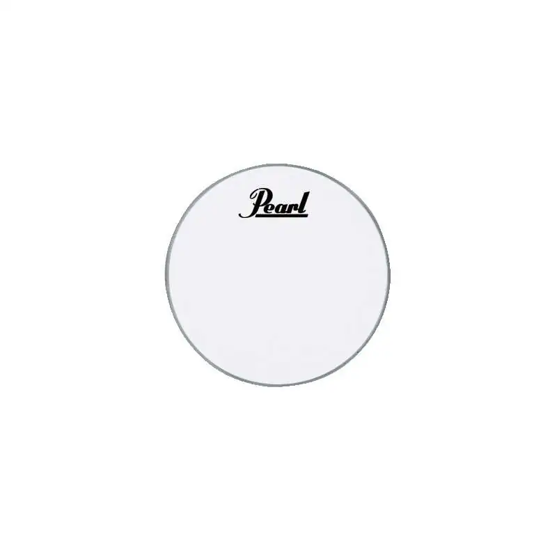 Pearl basDrum Frontvel PTH-20CEQPL 20", wit, Logo