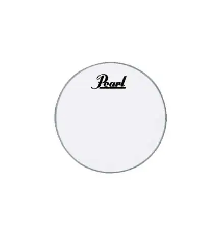 Pearl basDrum Frontvel PTH-22CEQPL 22 , wit, Logo