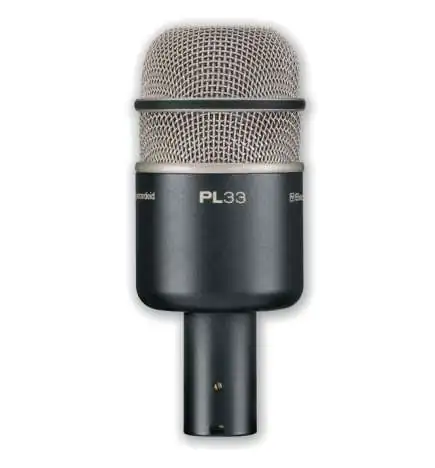Electro Voice PL33 bas Drum microfoon, dynamisch