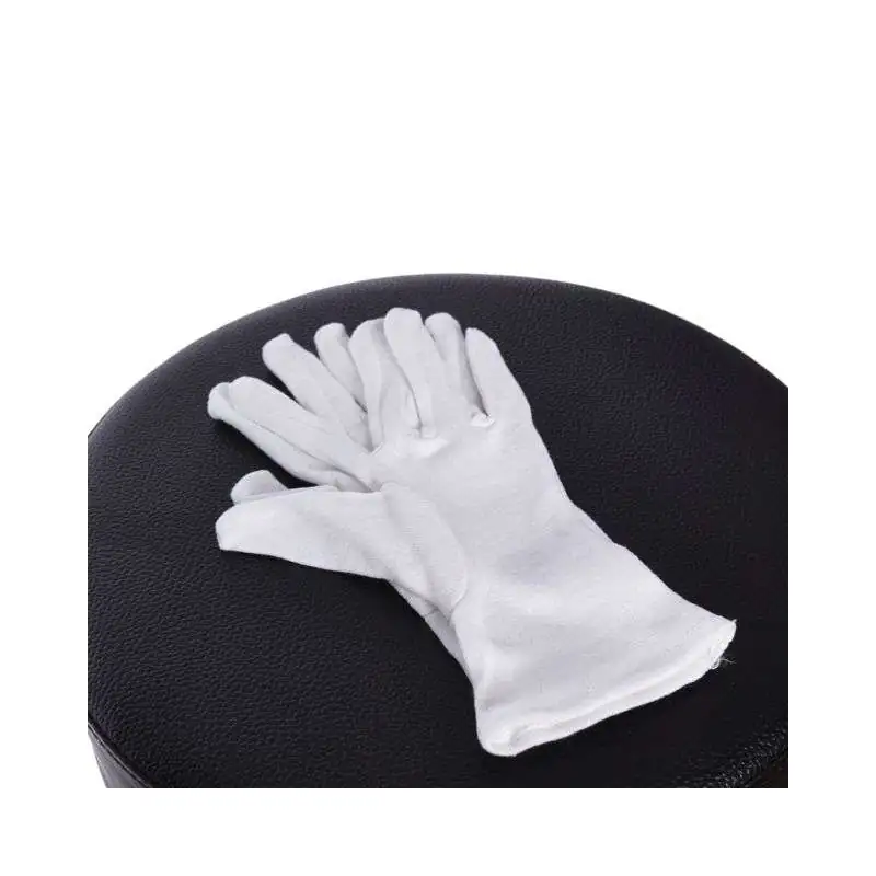 KCL Cotton Gloves White Large