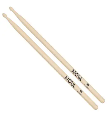Vic-Firth Nova Drum Sticks 5B, Wood Tip
