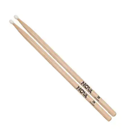 Vic-Firth Nova Drum Sticks 2BN, Nylon Tip