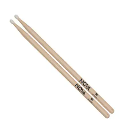 Vic-Firth Nova Drum Sticks 5BN, Nylon Tip
