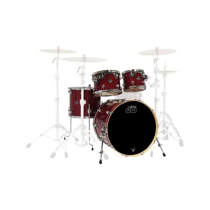 DW Performance Shell Set Rock Cherry Stain Laquer