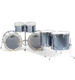DW Performance Double Bass Shell-Set Chrome Shadow