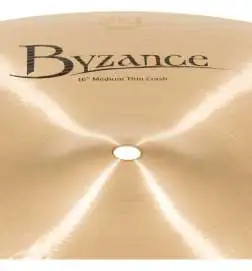 Meinl Byzance Medium Thin Crash 16 B16MTC,Traditional Finish