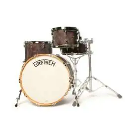 Gretsch Broadkaster Shell-Set Black Satin Flame