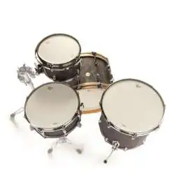 Gretsch Broadkaster Shell-Set Black Satin Flame